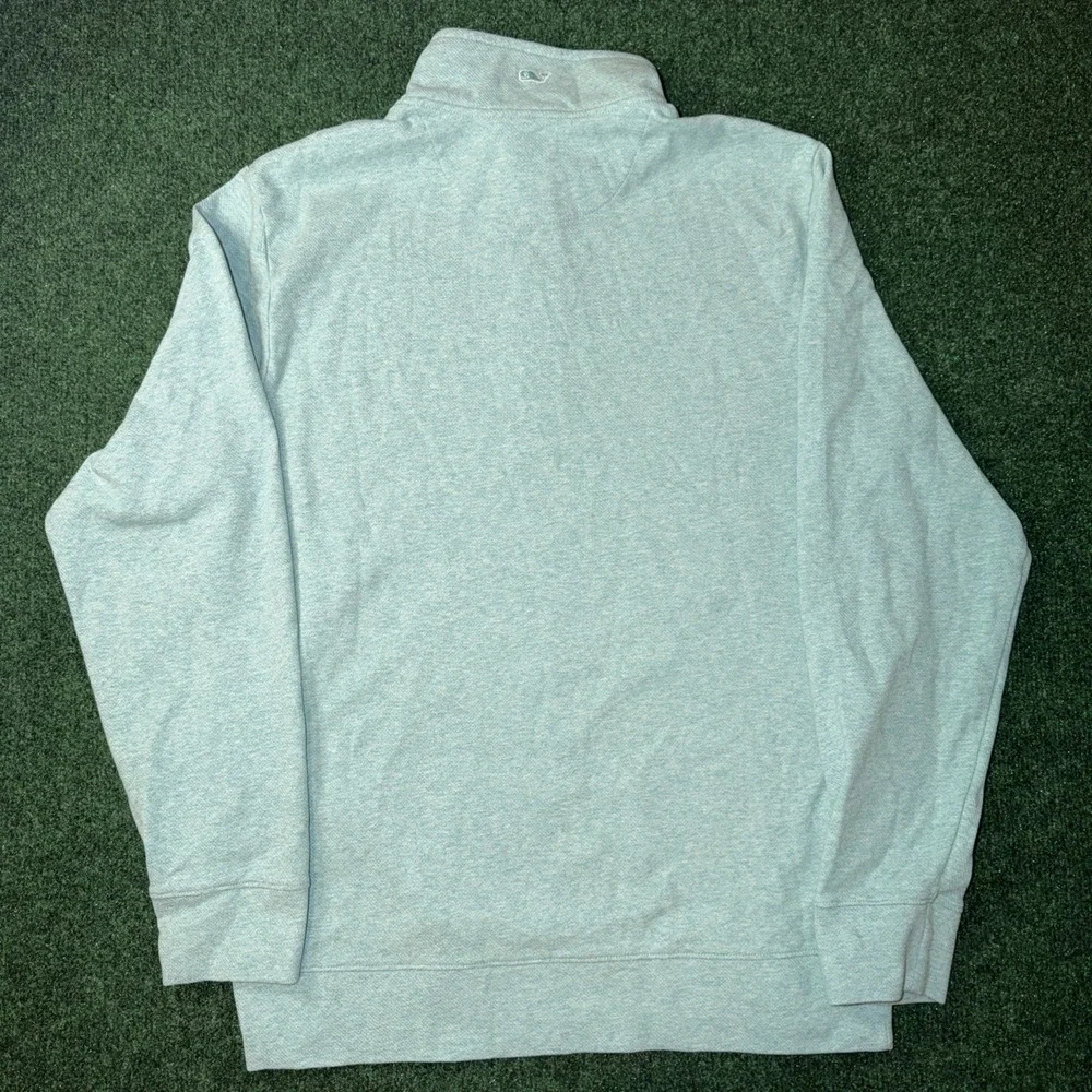 Vineyard Vines 1/4 Zip Turquoise Pullover Men's Size Medium R8
